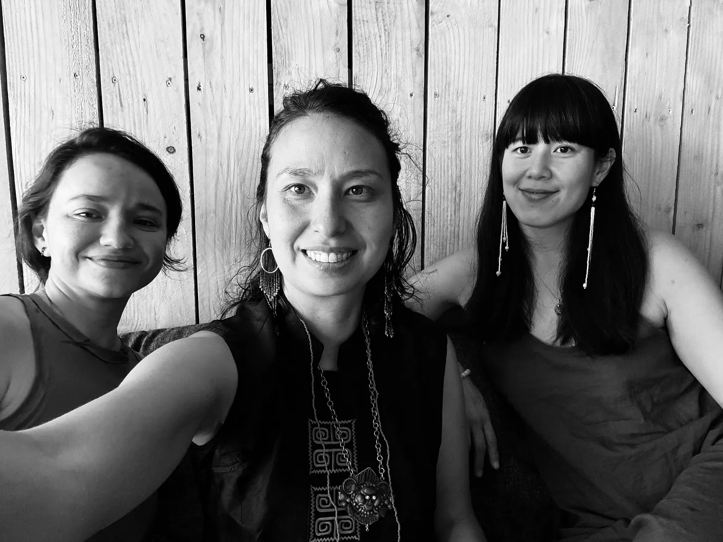 Cheryl, Sylvie and Amanda together at the gathering