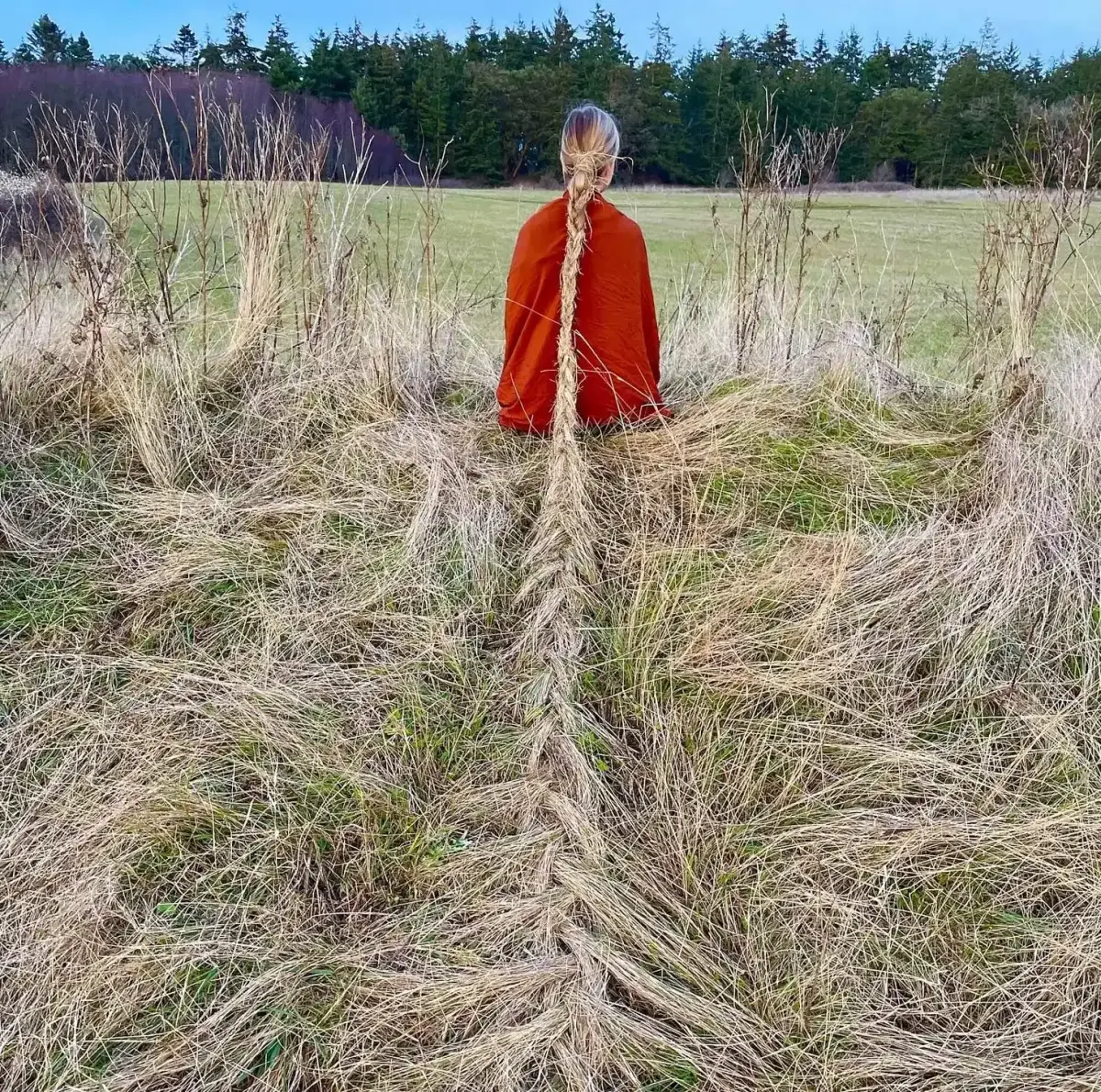 Art by Jeanne Simmons: Extensions (2020); Lace Skirt (2019); Grass Cocoon (2018); Katrina (2021) (clockwise starting from top-left). Published in Kosmos Vol. 25, Issue 4.